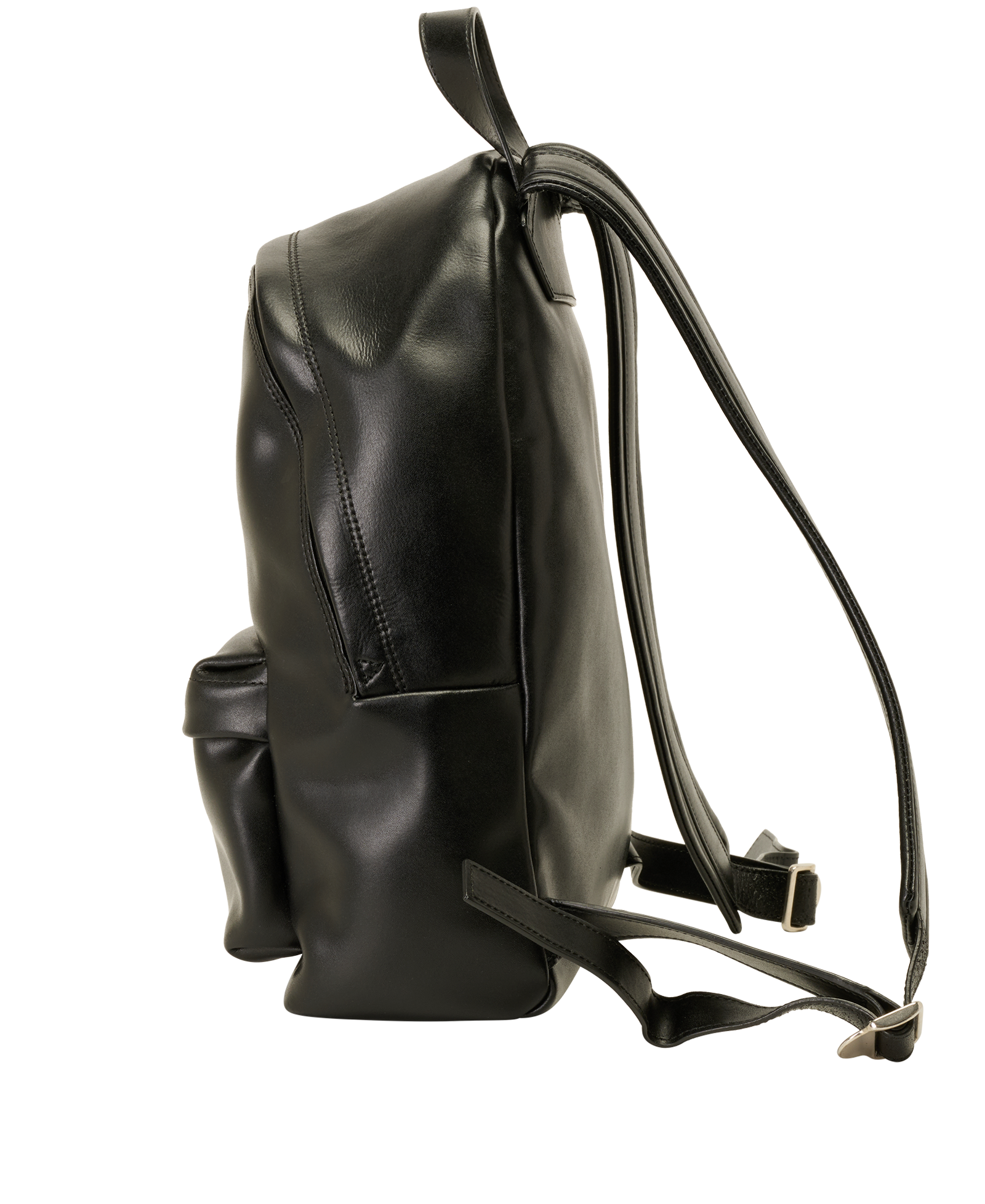 Medium Star Backpack, &pound;250, Handbags, Black, Leather, Bottom view